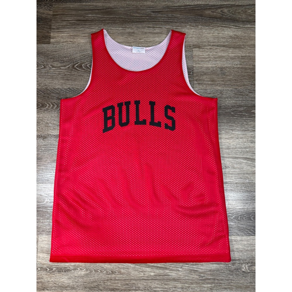Sport-Tek Bulls Jersey Youth XL Michael‎ Jordan 23 Red White 90s Sports Retro
